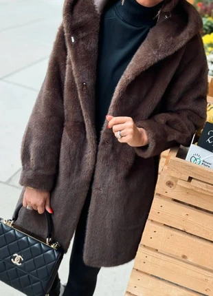 Manteau chocolat en fausse Fourrure - haute qualité - taille S/M, marque: Boutique Italiana, état: Neuf avec étiquette, taille: S / 36 / 8, 79,00 €, 83,65 € Protection acheteurs incluse