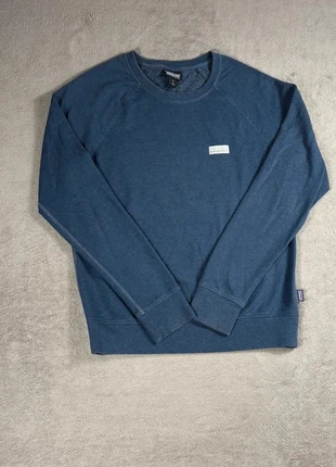 Sweat à col rond crewneck bleu marine Patagonia Ahnya femme taille S, merk: Patagonia, staat: Heel goed, maat: S / 36 / 8, € 44,00, € 46,90 inclusief Kopersbescherming Pro
