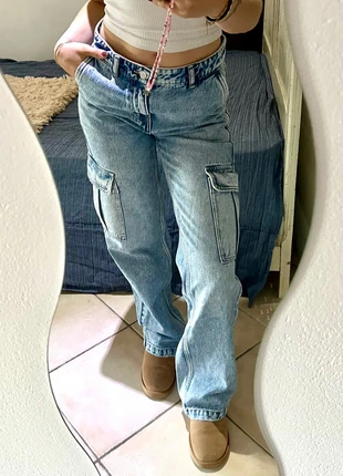 Jean cargo pimkie - 32, brand: Pimkie, condition: New without tags, size: XXS / 32 / 4, €18.00, €19.60 includes Buyer Protection