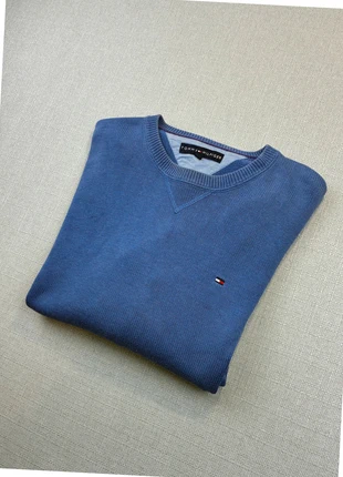pull léger col rond Tommy Hilfiger Bleu sweater casual chic élégant L crewneck, marque: Tommy Hilfiger, état: Très bon état, taille: L, 28,00 €, 30,10 € Protection acheteurs (Pro) incluse