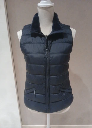 Doudoune molletonnée marine sans manches Sud Express t. S, merk: SUD Express, staat: Heel goed, maat: S / 36 / 8, € 23,00, € 24,85 inclusief Kopersbescherming Pro