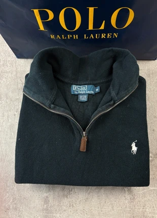 Pull camionneur 1/4 zips half zips ralph lauren unies noir logo brodé taille M homme / PAT001, marke: Ralph Lauren, zustand: Sehr gut, größe: M, 59,90 €, 63,60 € inklusive Vinted-Käuferschutz