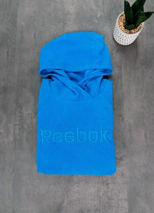 Polaire à capuche Reebok Bleu Logo Brodé Taille M Homme, marca: Reebok, estado: Muito bom, tamanho: M, €8.00, €9.10 inclui Proteção do Comprador Pro