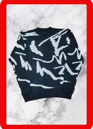 Pull y2k vintage noir avec motif blanc XL, marque: y2k, état: Neuf sans étiquette, taille: XL, 30,00 €, 32,20 € Protection acheteurs incluse