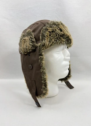 Chapka Vintage marron doublée fausse fourrure beige – taille unique, marke: Vintage Dressing, zustand: Sehr gut, größe: Einheitsgröße, 14,90 €, 16,35 € beinhaltet Vinted-Käuferschutz Pro