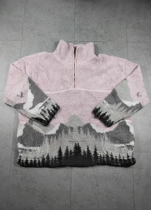 Polaire Crazy fleece Half Zip 1/4 ZIp col camionneur Motif montagnes Taille M #2, marque: Vintage Dressing, état: Très bon état, taille: M / 38 / 10, 30,00 €, 32,20 € Protection acheteurs incluse