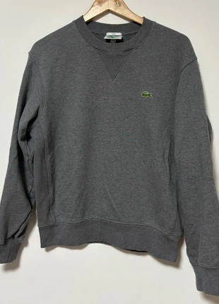 Sweat-shirt Lacoste taille M gris, brand: Lacoste, condition: Very good, size: M, €35.00, €37.45 includes Buyer Protection