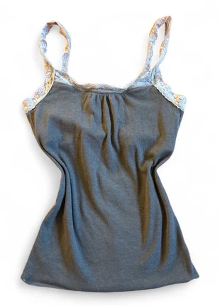 Gray American Eagle Layering Cami, brand: American Eagle, condition: Good, size: 8 / M, $7.00, $8.05 includes Buyer Protection