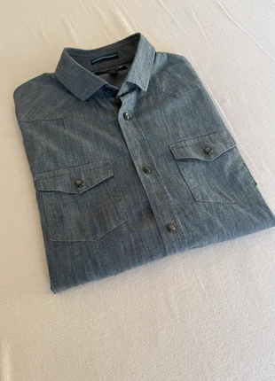 Chemise jean denim shirt top haut long sleeves manches longues taille M très bon état, marke: Banana Republic, zustand: Sehr gut, größe: M, 20,00 €, 21,70 € inklusive Vinted-Käuferschutz