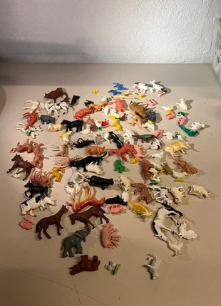 Old Toys jaren 60’s farm boerderij dieren, merk: Hong Kong, staat: Heel goed, maat: Prematuur, tot 44 cm, € 10,00, € 11,20 inclusief Kopersbescherming