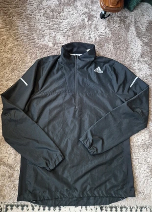 Veste running Adidas Climaproof noire Taille M, merk: adidas, staat: Goed, maat: M, € 17,00, € 18,55 inclusief Kopersbescherming