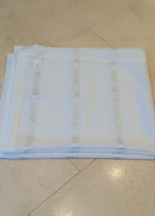 2 Voile Striped Net Curtains, brand: Love Weaves Home, condition: Very good, size: 200 cm - 249 cm, £5.00, £5.95 includes Buyer Protection