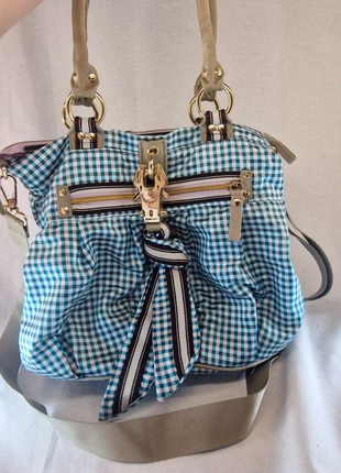 George Gina & Lucy GGL Tasche true vintage Mary Lou kariert Schultertasche retro Y2k Umhängetasche, merk: George Gina & Lucy, staat: Goed, € 45,00, € 47,95 inclusief Kopersbescherming