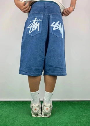 Stussy baggy short jorts vintage triple blue limited edition streetwear, marque: Stüssy, état: Très bon état, taille: M, 29,90 €, 32,10 € Protection acheteurs incluse
