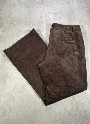 Pantalon Vintage En Velours Côtelé / Corduroy Chicos brun fines cotes taille 5, brand: Vintage Dressing, condizioni: Ottime, taglia: L / IT 44 / EU 40, €11.00, €12.25 include la Protezione acquisti Pro