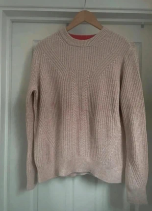 Lovely Women's Marks & Spencer's Ribbed Pastel Pink Cotton Knitted Sweater Jumper Top size M 12-14, brand: Marks & Spencer, condition: Very good, size: L / 12, £12.99, £14.34 includes Buyer Protection Pro