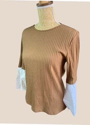 Pull Tommy Hilfiger Femme Beige Manches Chemises - Taille M, marque: Tommy Hilfiger, état: Très bon état, taille: M / 38 / 10, 15,00 €, 16,45 € Protection acheteurs (Pro) incluse