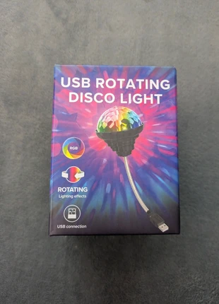 Lampe disco USB rotative | Effet lumineux multicolore | neuve avec boîte, brand: sans marque, condition: New with tags, €4.00, €4.90 includes Buyer Protection