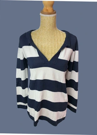 Pull rayé col V Tommy Hilfiger femme - taille M, brand: Tommy Hilfiger, condition: Very good, size: M / 38 / 10, €15.00, €16.45 includes Buyer Protection Pro