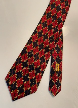 Cravatta vintage Harrods Initial Edition by Michelsons – 100% seta Made in England, brand: Harrods, condizioni: Ottime, €19.00, €20.65 include la Protezione acquisti