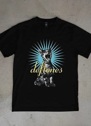 Camiseta Deftones Cat, marque: Fruit of the Loom, état: Très bon état, taille: XL, 15,00 €, 16,45 € Protection acheteurs incluse
