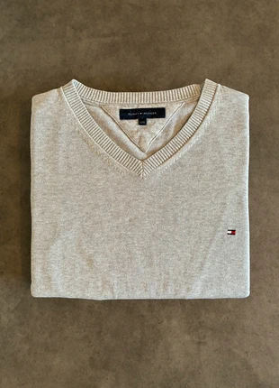 Pull Tommy Hilfiger Homme XXL Gris Clair Col V Sweat Mode Hoodie Classique, marque: Tommy Hilfiger, état: Très bon état, taille: XXL, 25,00 €, 26,95 € Protection acheteurs incluse