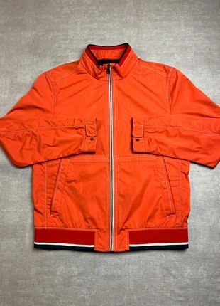 Hugo Boss – Blouson coupe-vent orange vif / léger – Windbreaker jacket – Mesures en photos, marca: Hugo Boss, estado: Muy bueno, tamaño: L, 65,00 €, 68,95 € Protección al comprador incluida
