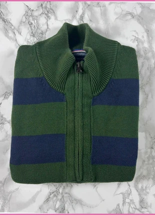 Sweat 1/4 Zip, Halfzip Tommy Hilfiger Vert/Bleu / Col camionneur / Logo brodé / Taille XXL Homme, marque: Tommy Hilfiger, état: Très bon état, taille: XXL, 30,00 €, 32,20 € Protection acheteurs incluse