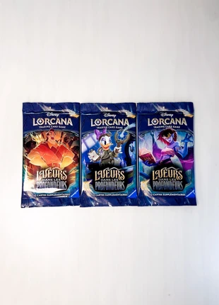 Lot Disney Lorcana TCG Ravensburger FR - 3 boosters (Artset / Chapitre 10), marca: Ravensburger, estado: Nuevo, 14,00 €, 15,40 € Protección al comprador Pro incluida