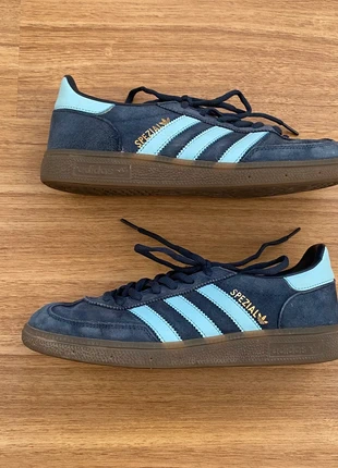 Adidas Originals Spézial Femme baskets sneakers I Bleu clair/Bleu marine I Taille 40, marke: adidas, zustand: Sehr gut, größe: 40, 49,00 €, 52,15 € inklusive Vinted-Käuferschutz