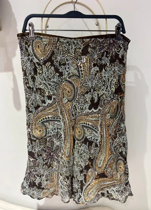 Y2K Brown fairycore whimsical paisley print skirt size 10/12, brand: Vintage Dressing, condition: Very good, size: M / 10, £15.00, £16.45 includes Buyer Protection