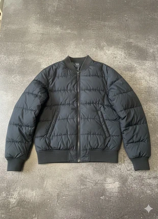 Doudoune Bomber Légère Uniqlo Noir/Anthracite - Coupe Sport Chic, marque: Uniqlo, état: Très bon état, taille: M, 20,00 €, 21,70 € Protection acheteurs incluse