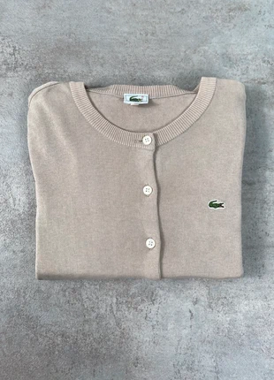 🐊 Cardigan Lacoste Gilet Sweater Cardigan Rebeca Maglia Bottoni Vintage Taupe L Woman #28, marke: Lacoste, zustand: Sehr gut, größe: L / 40 / 12, 30,00 €, 32,20 € inklusive Vinted-Käuferschutz