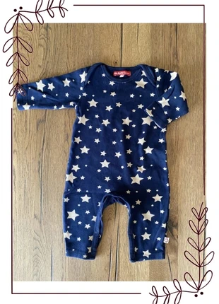 Combinaison marine étoiles 3/6 mois Oh Baby London - coton bio, merk: Oh Baby London, staat: Heel goed, maat: 3-6 maanden / 62 cm, € 5,00, € 5,95 inclusief Kopersbescherming
