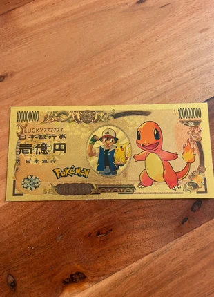 Billet Pokémon doré – Collector / Décoratif, brand: Pokémon, condition: New without tags, €10.00, €11.20 includes Buyer Protection