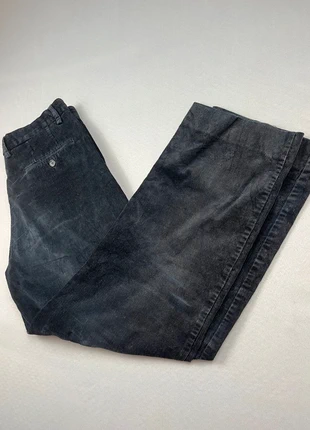 Father & Sons pantalon sartorial velours côtelé corduroy noir années 90 - 42Fr, marca: Father & sons, estado: Bueno, tamaño: W32 | ES 42, 10,00 €, 11,20 € Protección al comprador incluida