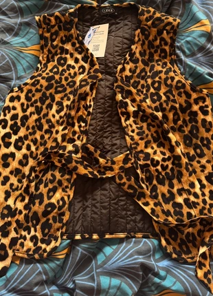 Veste sans manche Léopard, merk: Zalando, staat: Nieuw met prijskaartje, maat: XL / 42 / 14, € 15,00, € 16,45 inclusief Kopersbescherming