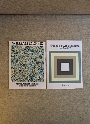 2 affiches Musée d’art moderne - William Morris, marca: William Morris, estado: Novo sem etiquetas, €2.00, €2.80 inclui Proteção do Comprador