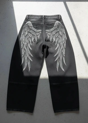 Jean gris anthracite large, style streetwear, marca: Void District, estado: Muito bom, tamanho: M, €69.90, €74.10 inclui Proteção do Comprador