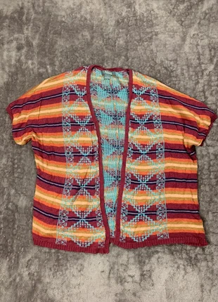 Gilet Vintage à motifs années 70, marque: Vintage Dressing, état: Bon état, taille: XS / 34 / 6, 4,00 €, 4,90 € Protection acheteurs (Pro) incluse