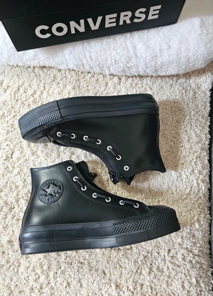 Converse All Star Lift Hi Zip Cuir Noir - Taille 39 (Neuf), marque: Converse, état: Très bon état, taille: 39, 54,00 €, 57,40 € Protection acheteurs (Pro) incluse