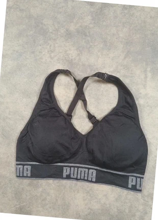 Brassière de sport puma noir taille M avec bretelles ajustables, marke: Puma, zustand: Sehr gut, größe: M, 11,90 €, 13,20 € inklusive Vinted-Käuferschutz