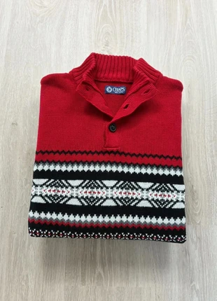 Sweat pull boutonné Chaps noir/rouge taille XXL, marca: CHAPS, estado: Nuevo sin etiquetas, tamaño: XXL, 9,50 €, 10,68 € Protección al comprador Pro incluida