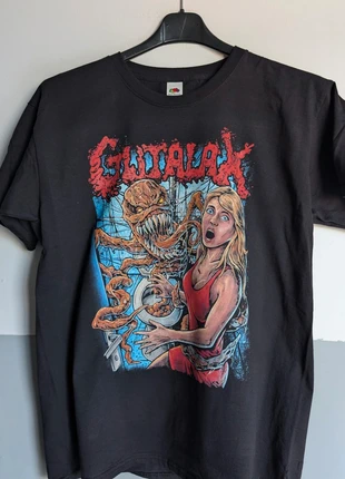 T-shirt nera | Gutalax, staat: Heel goed, maat: M, € 13,00, € 14,35 inclusief Kopersbescherming Pro