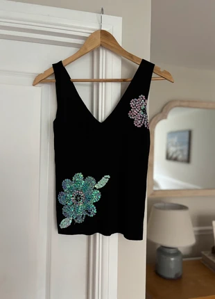 Sequin top, brand: Dorothy Perkins, condition: Very good, size: L / 12, £18.00, £19.60 includes Buyer Protection