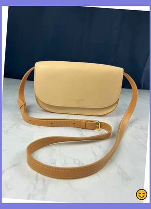 Sac à bandoulière Lancaster en cuir couleur saumon, condition: Very good, €18.00, €19.60 includes Buyer Protection Pro