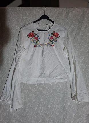 Cute 2 vintage ¹ print baggy lolita boho hippy emo goth fairy, merk: Stradivarius, staat: Goed, maat: L / 40 / 12, € 3,50, € 4,38 inclusief Kopersbescherming