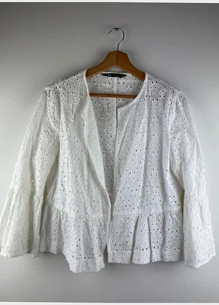 Veste Brodée Blanche ZARA, brand: Zara, condition: Very good, size: L / 40 / 12, €17.10, €18.66 includes Buyer Protection Pro