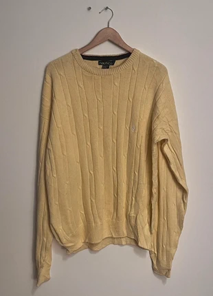 Pull en maille Vintage Dressing jaune - L Femme, brand: Vintage Dressing, condition: Very good, size: L / 40 / 12, €8.00, €9.10 includes Buyer Protection
