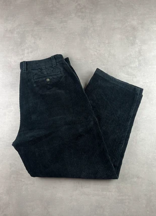 Pantalon plissé baggy velours côtelé/corduroy st john bay noir vintage - Taille 36x30, marque: Vintage Dressing, état: Très bon état, taille: W36 | FR 46, 15,00 €, 16,45 € Protection acheteurs (Pro) incluse